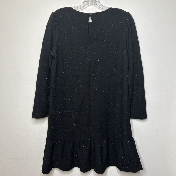 Loft Dress black multicolor tweed textured Womens size Small Flawed - Picture 6 of 13